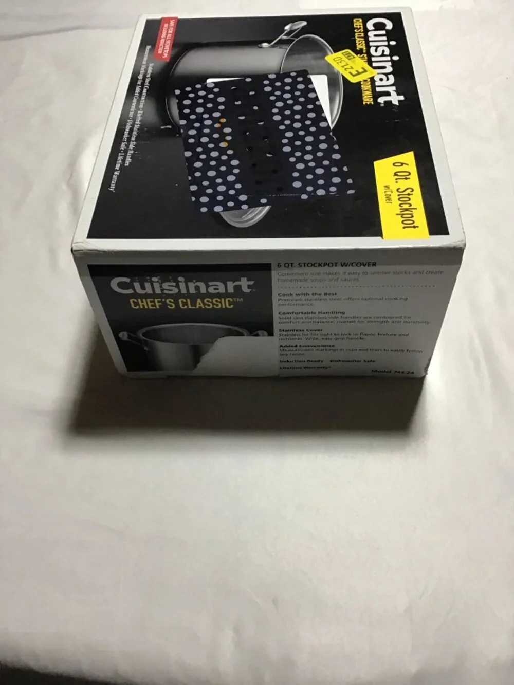 Cuisinart 6-Quart. Stockpot w/Cover, Stainless Steel